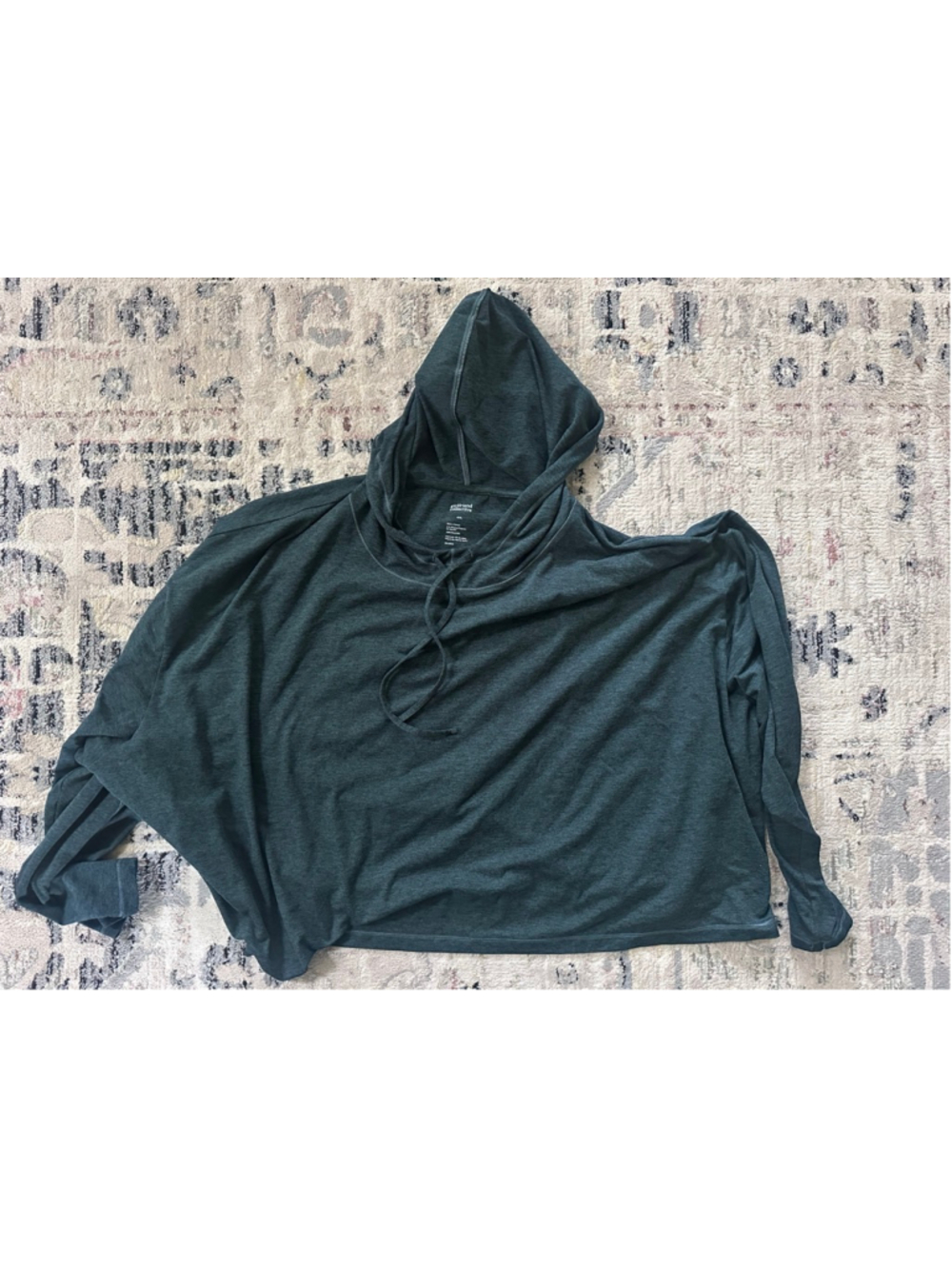 Women's Girlfriend Collective Dark Green Hoodie 4X